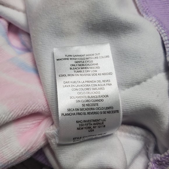 Juicy Couture Girls Track Suit Size 6 Pink, Purple, White Tye-dye - Picture 3 of 13